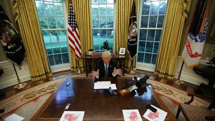 Er hat das Sagen: US-Präsident Donald Trump.