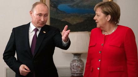 Wladimir Putin und Angela Merkel