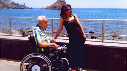 Orazio Giamblanco mit seiner Frau.