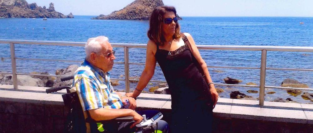 Orazio Giamblanco mit seiner Frau.