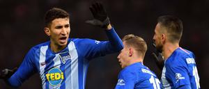 Mit Marko Grujic (l.) kommt bei der Hertha meist der Erfolg. 