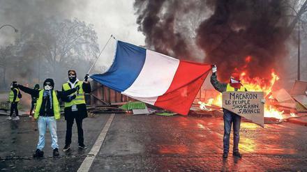 An diesem Samstag eskalierte die Gewalt bei den Protesten gegen die Politik von Präsident Emmanuel Macron.