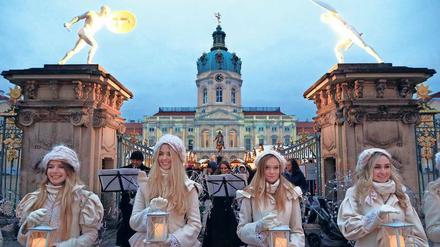 Engelgleicher Weihnachtszauber in Charlottenburg. 