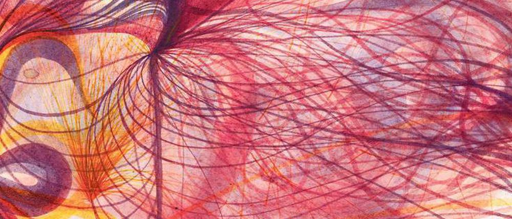 Mit unsichtbaren Kräften. Georgiana Houghtons „Blume von Samuel Warrand, 19. August 1862“ entstand bei einer spiritistischen Sitzung.