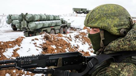 Russland verlegte in dieser Woche S400-Luftabwehrraketen auf die annektierte Halbinsel Krim. 
