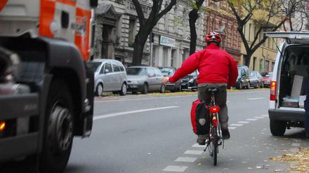 17000 Überholvorgänge hat der Tagesspiegel in Berlin gemessen und ausgewertet. Mehr als die Hälfte davon unterschritt den Mindestabstand.