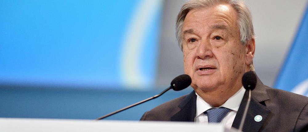Antonio Guterres.