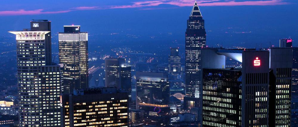Die Bewohner des Bankenviertels in Frankfurt am Main wehren sich seit Jahren gegen eine Transaktionssteuer.