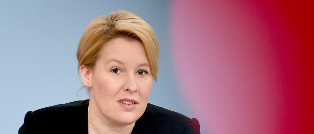 Bundesfamilienministerin Franziska Giffey (SPD)