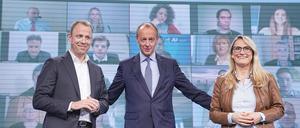 Mario Czaja und Christina Stumpp sollen unter Friedrich Merz die Parteizentrale leiten.
