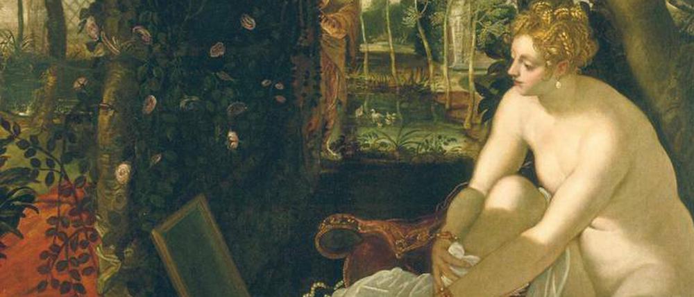 Hell und dunkel, gut und böse. Das Kunsthistorische Museum in Wien gab Tintorettos „Susanna im Bade“ (um 1555).