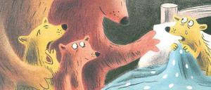 Überall Monster. Bobo fürchtet sich nachts, und die Familie Bär nimmt das am Anfang nicht so ernst. Bis sie sich auf die Suche nach dem Monster macht. 