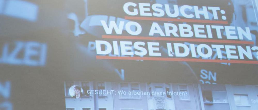 Die umstrittene Aktion des Zentrums für Politische Schönheit.