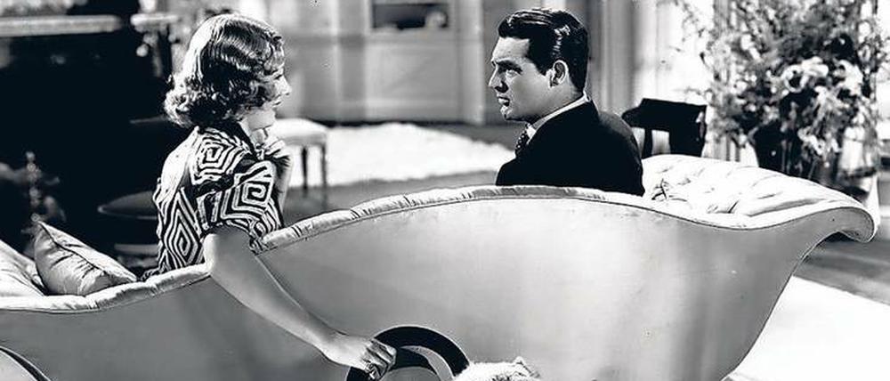 Irene Dunne und Cary Grant in „The Awful Truth“ von Leo McCarey, aus dem Jahr 1937.