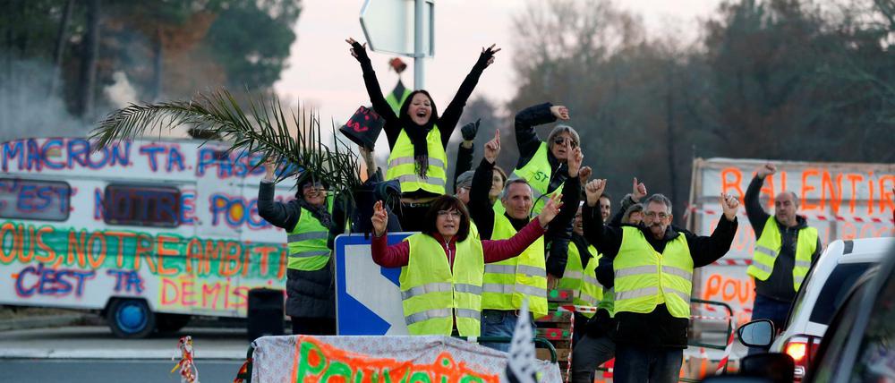Proteste der "Gelbwesten" in Frankreich