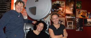 Das Team hinter dem Filmfestival: Sandra Polchow, Kate Bergmann und Juli Lenz (von links).