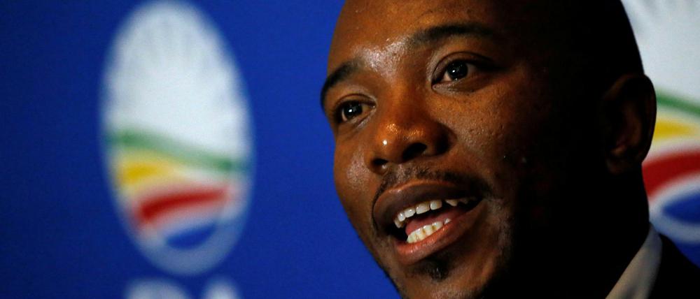 Mmusi Maimane ist seit Mai 2015 Parteivorsitzender der Democratic Alliance (DA). Die Partei regiert die Provinz Westkap und in den Großstädten Kapstadt, Johannesburg und Tshwane. 