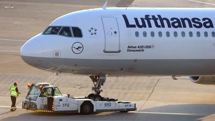 Ein Flugzeug der Lufthansa.