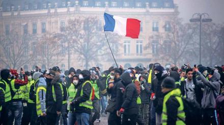 Proteste der "Gilet Jaunes" am vergangenen Wochenende in Paris.