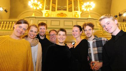 Cäcilia Vormstein, Antonia Biemer, Christoph Biemer, Ingo Bussmann, Friederike Wrobel, Anja Trekel, Pedro Matos und Armin Horn.