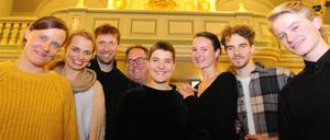 Cäcilia Vormstein, Antonia Biemer, Christoph Biemer, Ingo Bussmann, Friederike Wrobel, Anja Trekel, Pedro Matos und Armin Horn.