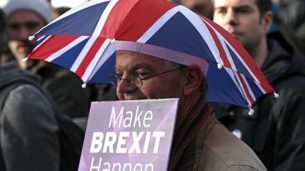 Pro-Brexit-Demonstrationen in London.