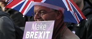 Pro-Brexit-Demonstrationen in London.