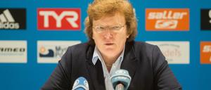 Gabi Dörries geht. Die scheidende Präsidentin des Deutschen Schwimm-Verbandes (DSV).