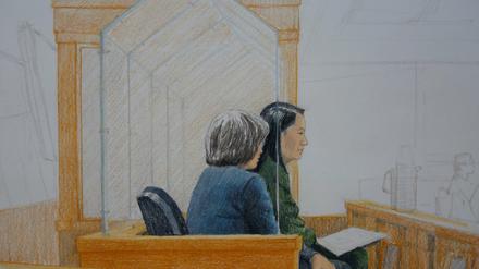 Meng Wanzhou musste am Freitag zu einer Anhörung vor Gericht erscheinen.