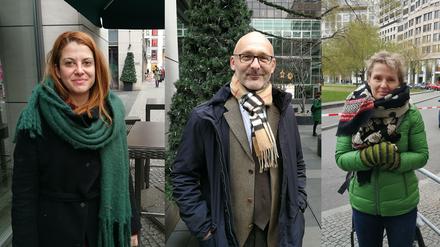 Narin Barin, Christian Erdmann und Antje Töpfer (v.l.n.r).