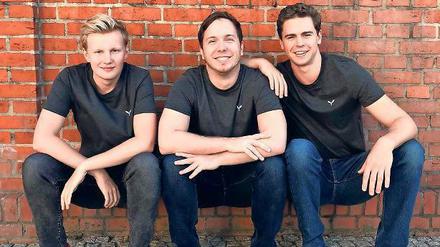 Die Afilio-Gründer: Philip Harms, Richard Musiol und Till Oltmanns (v.l.n.r.).