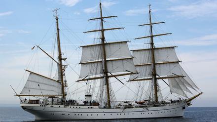 Das Segelschulschiff der Deutschen Marine "Gorch Fock".