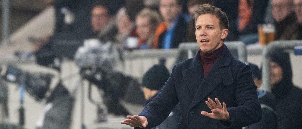 Alles unter Kontrolle? Julian Nagelsmann erweckte in letzter Zeit nicht den Eindruck, als liefe bei ihm und der TSG Hoffenheim alles nach Plan.
