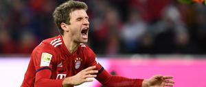 Schrei nach...? Thomas Müller vergibt eine Chance gegen Nürnberg.