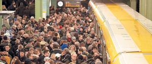 Die U-Bahn wird stark beansprucht – und das nicht nur, wenn die S-Bahn wie am Montag bestreikt wird.