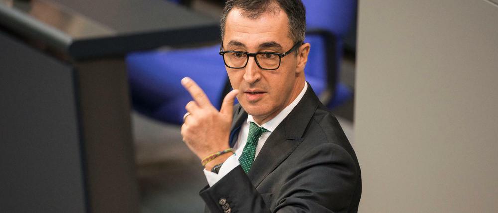 Cem Özdemir (Bündnis 90/Die Grünen) im Bundestag.