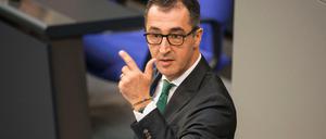 Cem Özdemir (Bündnis 90/Die Grünen) im Bundestag.