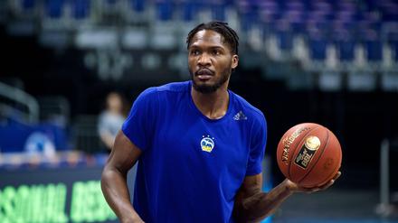 Landry Nnoko trainiert schon seit zwei Wochen in Berlin und könnte am Sonntag zum ersten Mal für Alba spielen. 