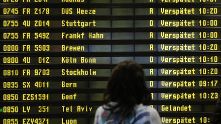 Flugärger: Immer mehr Flüge fallen aus oder sind verspätet. 