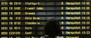 Flugärger: Immer mehr Flüge fallen aus oder sind verspätet. 