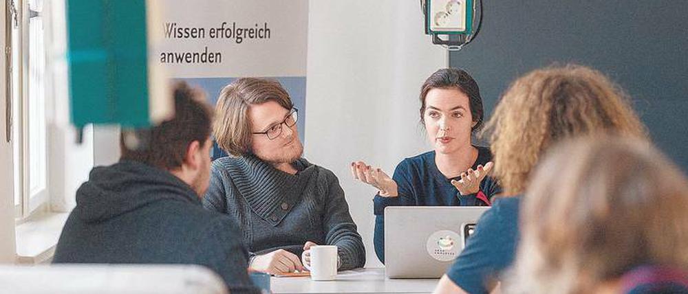 Im der Start-Up-Villa der Freien Universität in der Altensteinstraße arbeiten Start-ups und Gründungsförderung unter einem Dach.