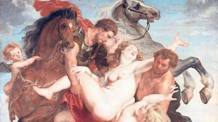 Der Raub der Töchter des Leukippos: Peter Paul Rubens interpretierte den antiken Mythos in seinem um 1618 entstandenen Gemälde.