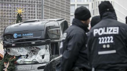 Amris Tatwaffe: der LKW auf dem Weihnachtsmarkt am Breitscheidplatz in Berlin.