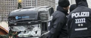 Amris Tatwaffe: der LKW auf dem Weihnachtsmarkt am Breitscheidplatz in Berlin.