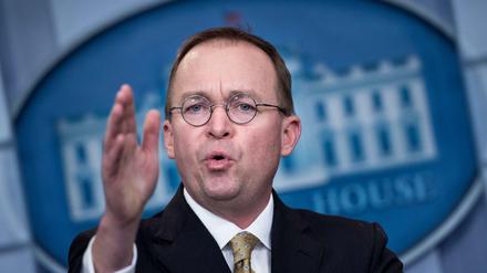 US-Präsident Trump will seinen bisherigen Haushaltsdirektor Mick Mulvaney zum Interims-Stabschef im Weißen Haus machen.