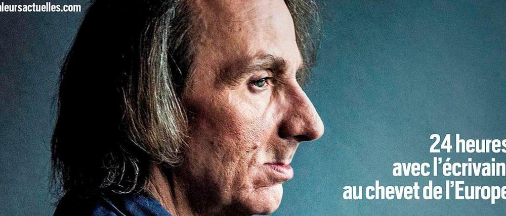 Untergang des Abendlandes. Michel Houellebecq auf dem Titel von "Valeurs actuelles" im Oktober 2018.