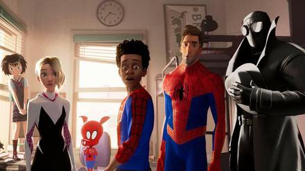 Ich glaub, ich spinne: Im „Spider-Man: Into the Spider-Verse“ lernen sich verschiedene Wandkrabbler-Versionen kennen. 