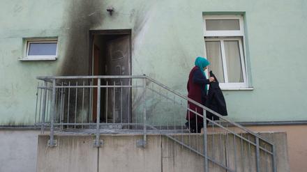 Die Fatih Camii Moschee in Dresden: Sie wurde 2016 Ziel eines Sprengstoffanschlags. 