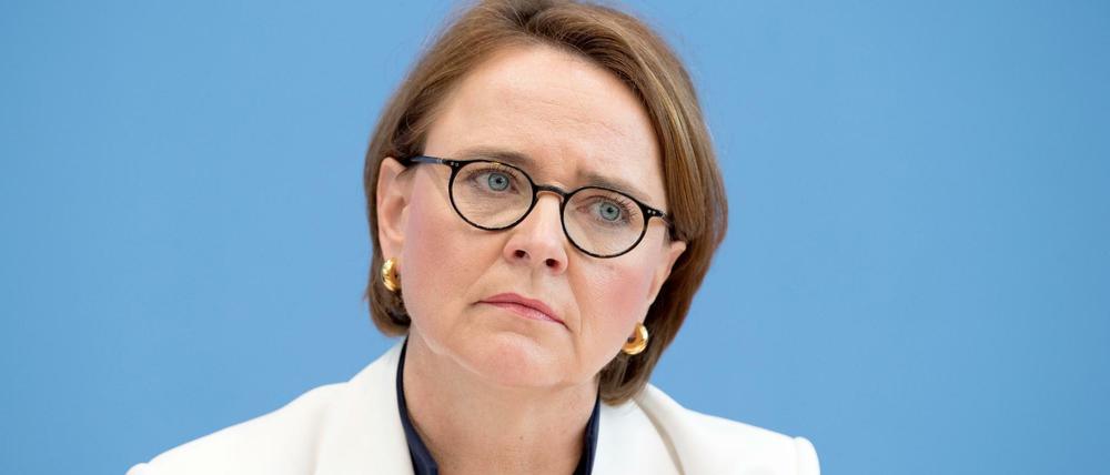 Staatsministerin Annette Widmann-Mauz (CDU), Beauftragte der Bundesregierung für Migration, Flüchtlinge und Integration. 