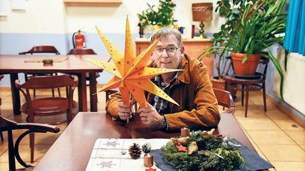 Ulrich Davids leitet das Herrenwohnheim in der Nostizstraße.